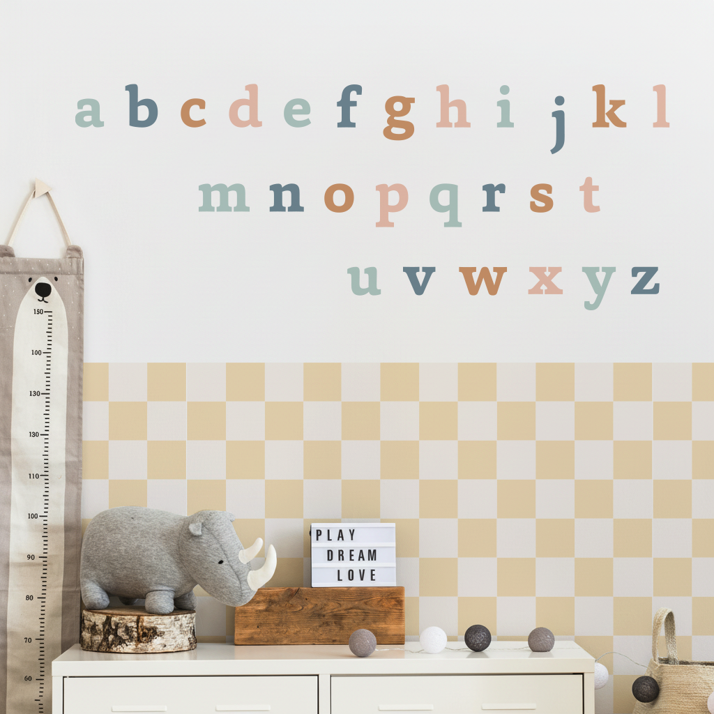 Alpha Personalized Letters Wall Decor - 3/8\, image size:1024x1024