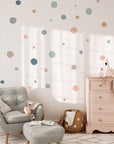 BOHO Polka Dot Wall Decals