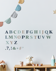Classic Alphabet Wall Decal - Cool