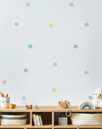 Cotton Candy Polka Dot Wall Decals