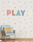 PLAY Letters Wall Decal