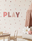 PLAY Letters Wall Decal