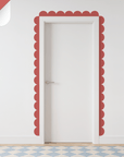 Coloured Scalloped Border Decals