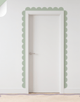 Coloured Scalloped Border Decals