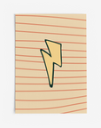Wall Print: Lightning Bolt