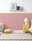 Striped Scalloped Border Panels