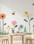 Floral Garden Wall Decal