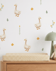 Waddle & Bloom: Geese Wall Decals