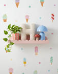 Pastel Coloured Ice Cream Wall Decals