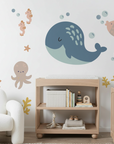 Warm Sea Creatures Big Wall Decal