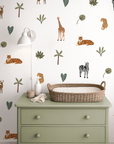 Classic Safari Animal Wall Decals