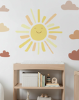 Sunny Face Long Ray Wall Decal