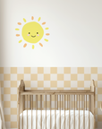 Sunny Face Short Ray Wall Decal