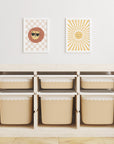 Scalloped Trofast Tub Stickers