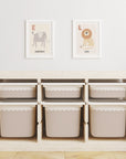 Scalloped Trofast Tub Stickers