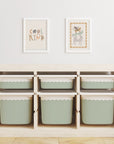 Scalloped Trofast Tub Stickers