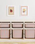 Striped Trofast Tub Stickers