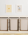 Striped Trofast Tub Stickers