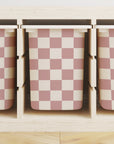 Checkered Trofast Tub Stickers