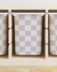 Checkered Trofast Tub Stickers