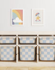 Checkered Trofast Tub Stickers