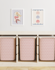 Scale Pattern Trofast Tub Stickers
