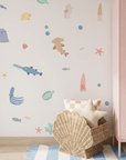 Pastel Under The Sea Wall Decals