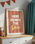 Wall Print: Here Comes the Sun