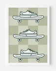 Wall Print: Skateboard Stack