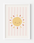 Sunny Stripes Wall Print