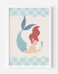 Lulu the Mermaid Print