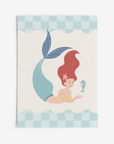 Lulu the Mermaid Print