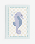 Sandy the Seahorse Print