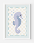 Sandy the Seahorse Print
