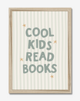 Cool Kids Read Books Wall Print