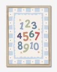 Numbers Wall Print