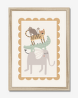Safari Friends Print