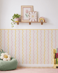 Wiggly Lines Wall Panel
