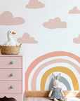 Warm Rainbow Wall Decal