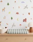Pastel Woodland Animal Wall Decals