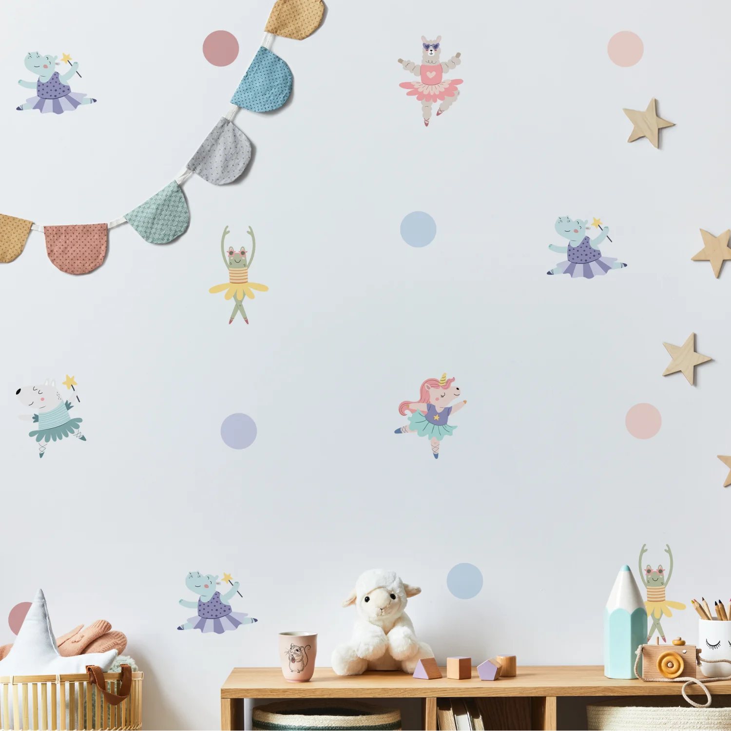 Animal Ballerina Co. Wall Decals - DW5.