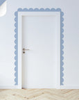 Blues Scalloped Border Decals - Blue - DW14. Borders