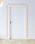 Neutrals Scalloped Border Decals - Nude - DW14. Borders