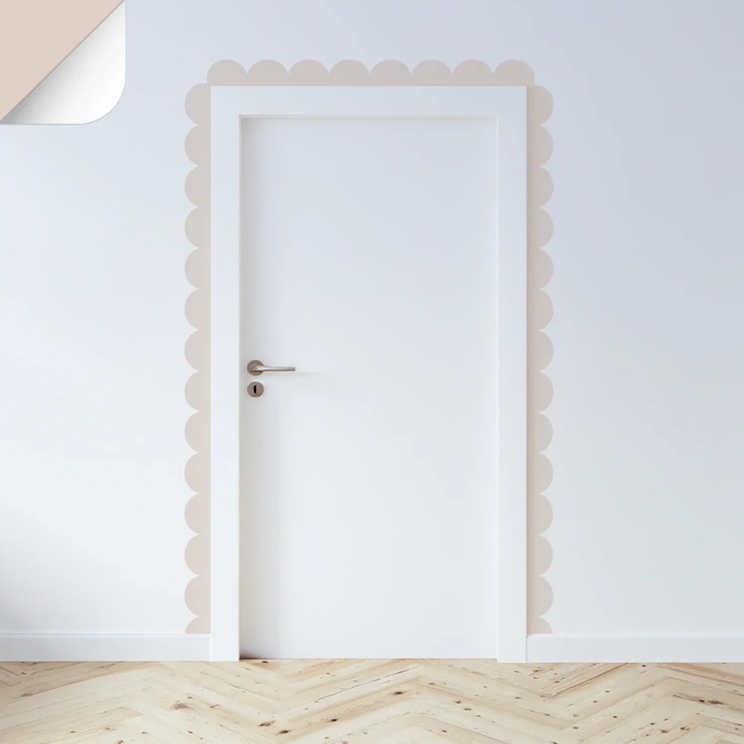 Neutrals Scalloped Border Decals - Neutral - DW14. Borders