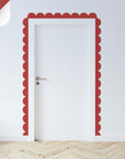Oranges & Yellows Scalloped Border Decals - Brick - DW14.
