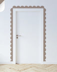 Neutrals Scalloped Border Decals - Mocha - DW14. Borders