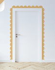 Oranges & Yellows Scalloped Border Decals - Mustard - DW14.