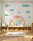 Blue Clouds Wall Decal - DW3. Rainbow Sun