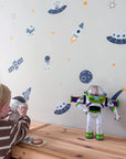 Blue Planets Kid’s Wall Decal DW7. Space Decals