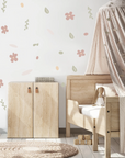 Boho Florals Wall Decal - DW2. Floral Decals